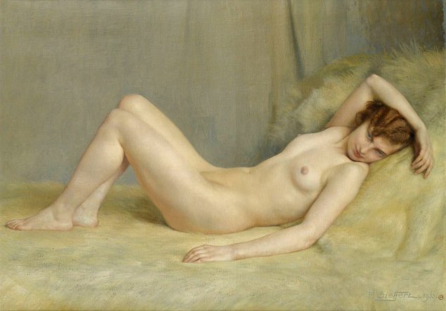 Картина голая женщина лежит