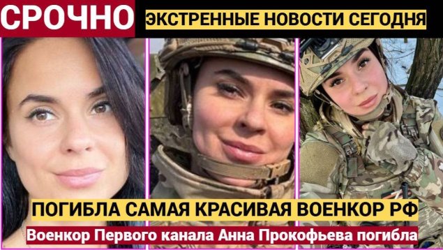 Анна прокофьева военкор