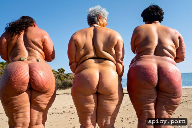 Большие целлюлитные задницы