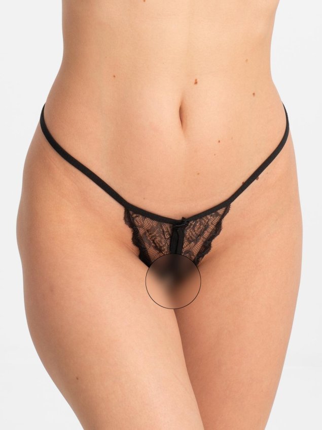 Стринги с разрезом