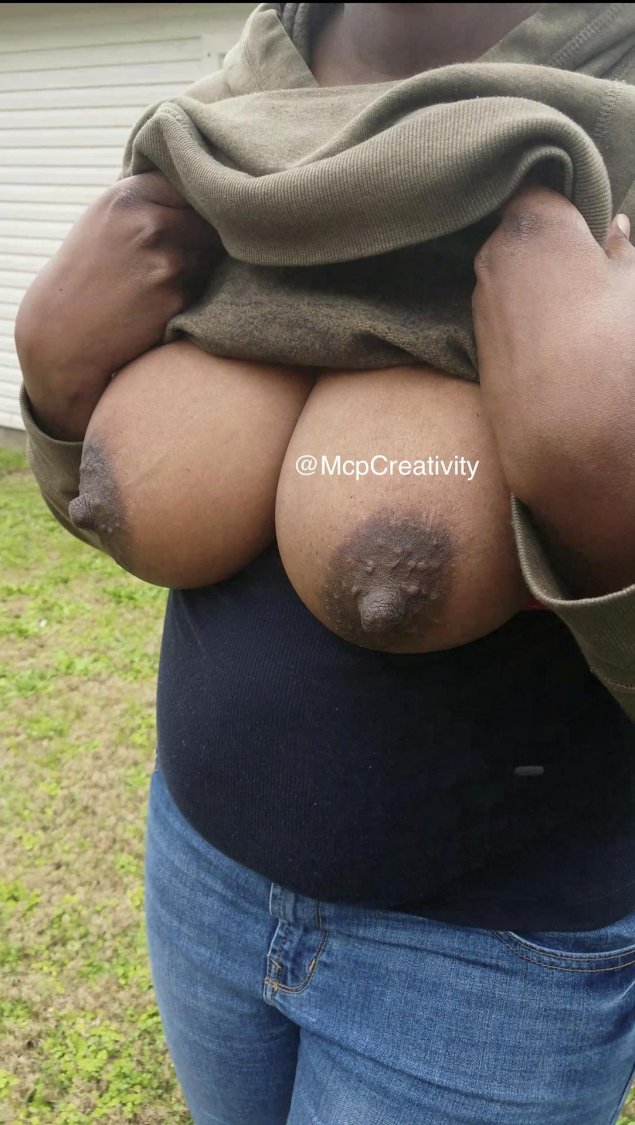 Big black nipples