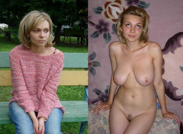 Женщины одетые и сразу раздетые