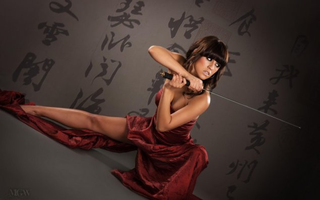 Asian katana актриса