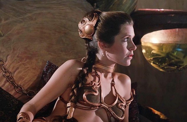 Кэрри фишер лея рабыня