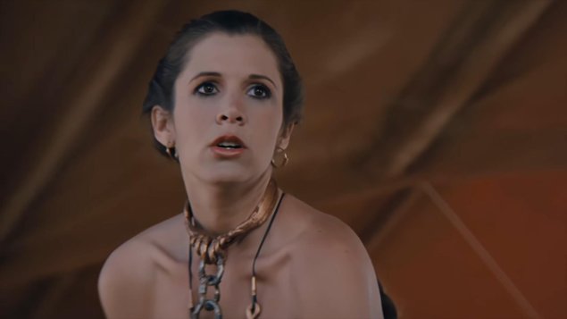 Кэрри фишер принцесса лея рабыни