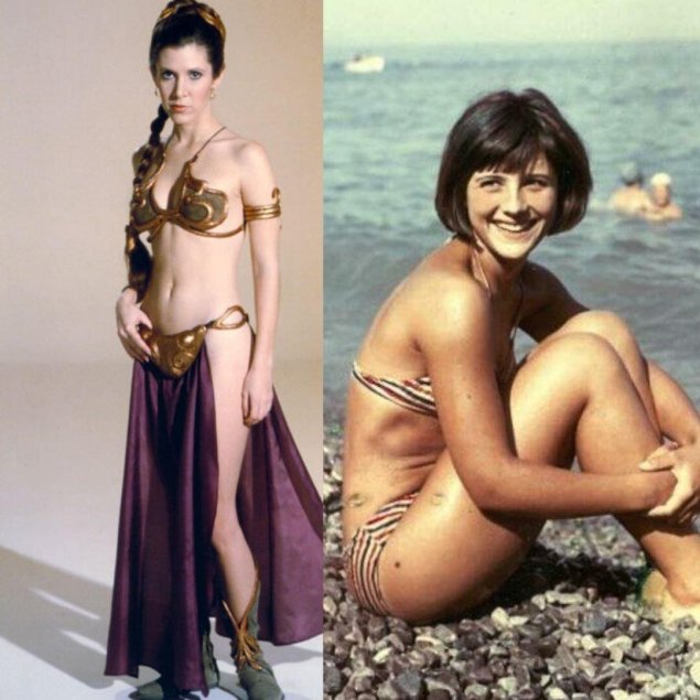 Кэрри фишер в молодости