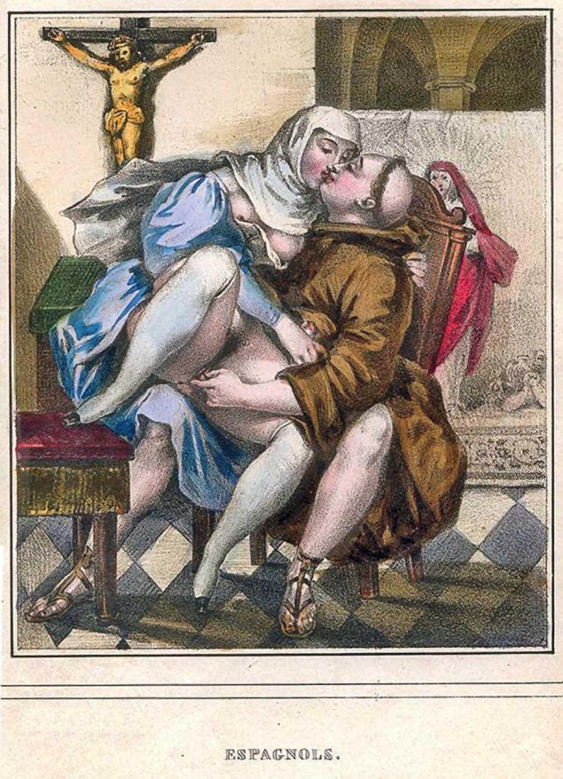 Средневековые порнографические гравюры