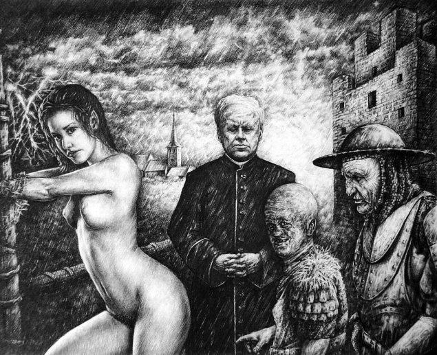 Инквизиция в средние века нагие