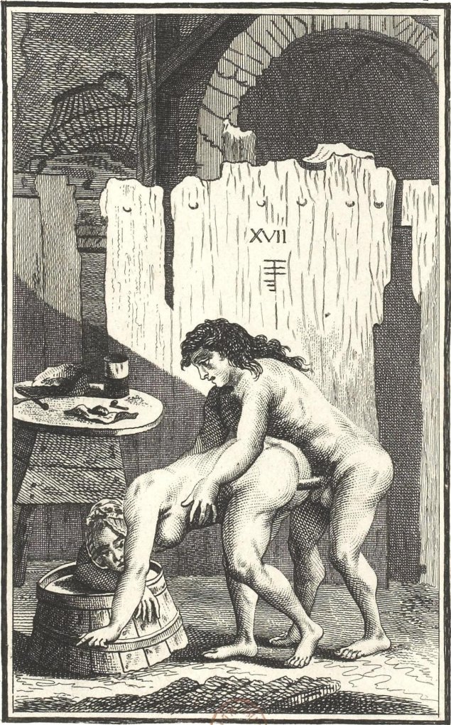 Средневековые порнографические гравюры