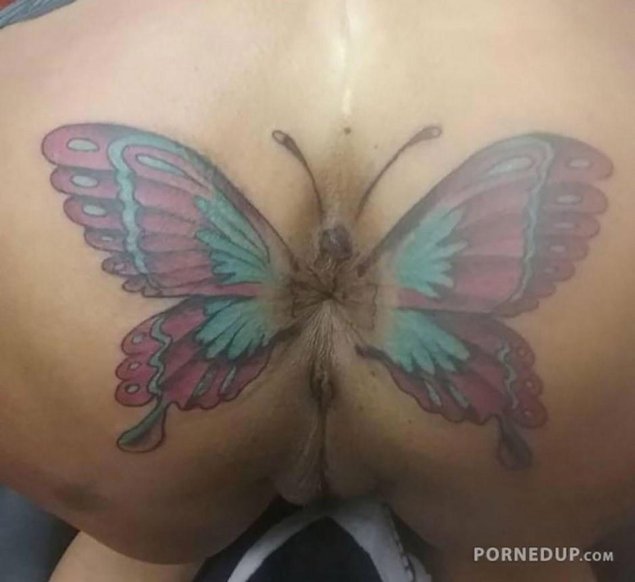 Бабочка тату