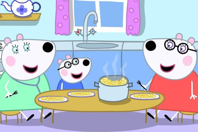 Свинка пеппа белый медведь пенни