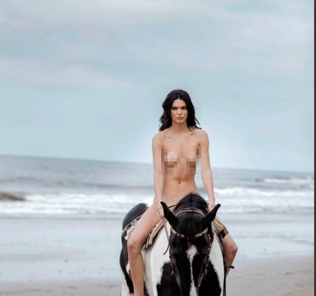 Кендалл дженнер на лошади