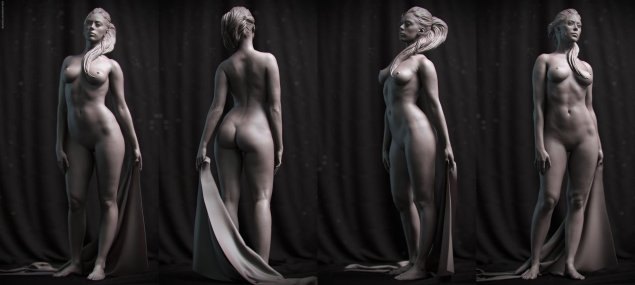 Скульптура женская