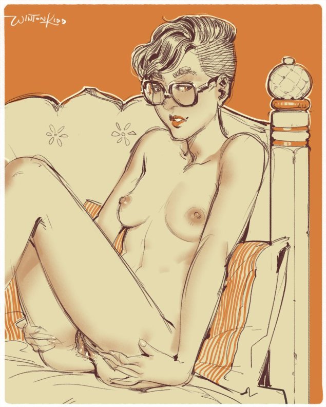 Эскиз девушка