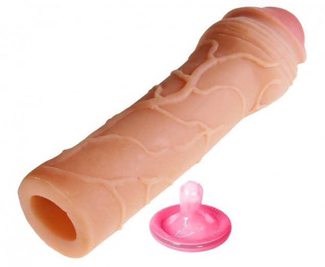 Pipedream насадка-расширитель с вибрацией ready--action real feel см