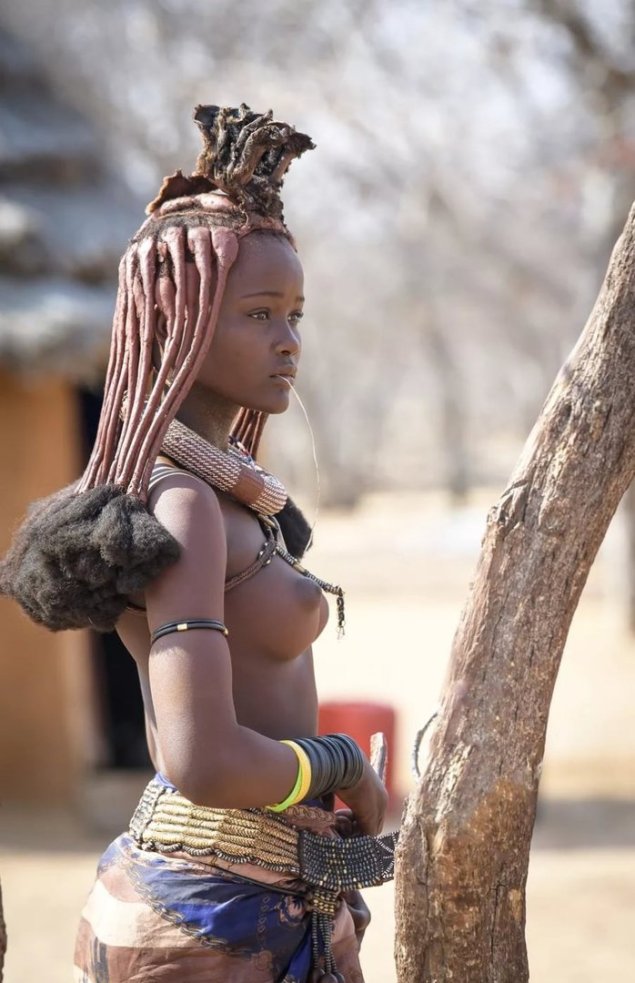 Химба Намибия подростки