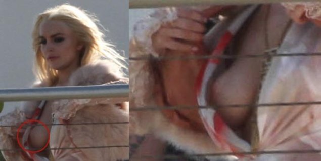 Линдси лохан топлесс