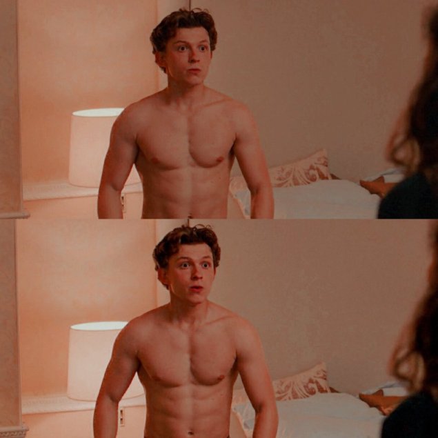 Chaos Walking том Холланд голый