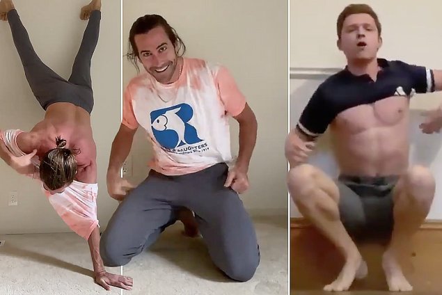 Челлендж надень футболку стоя на руках