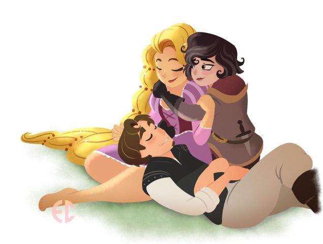 Рапунцель юджин кассандра вэриан