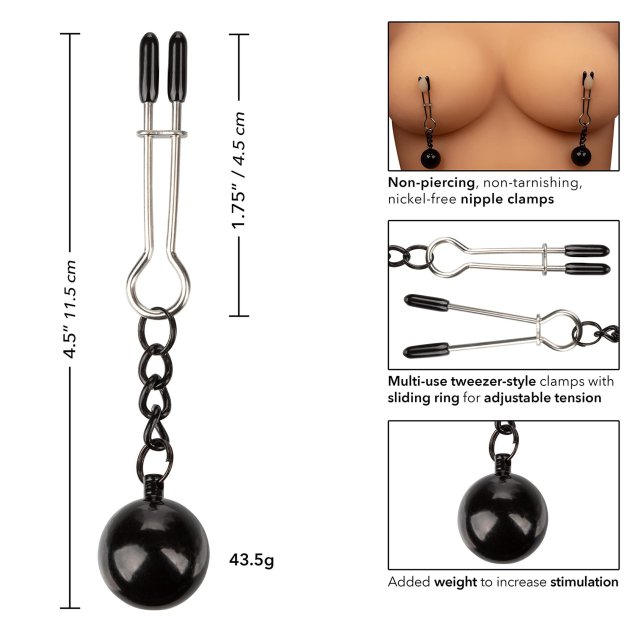 Pipedream зажимы для сосков nipple tweezer clamps