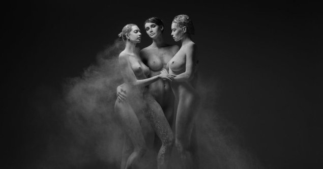 Фотосессия с мукой