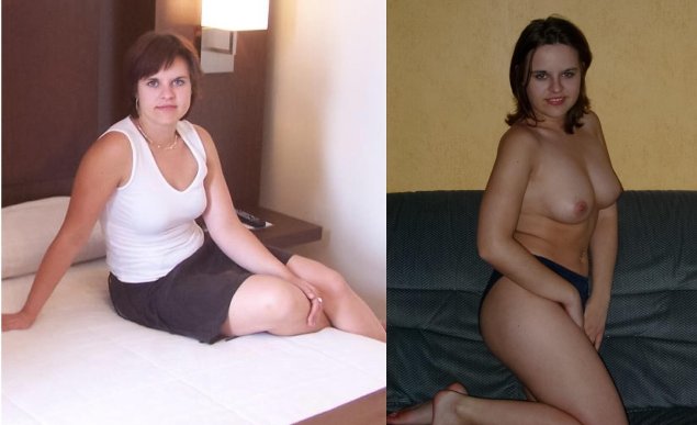 Мама и дочка одетые раздетые