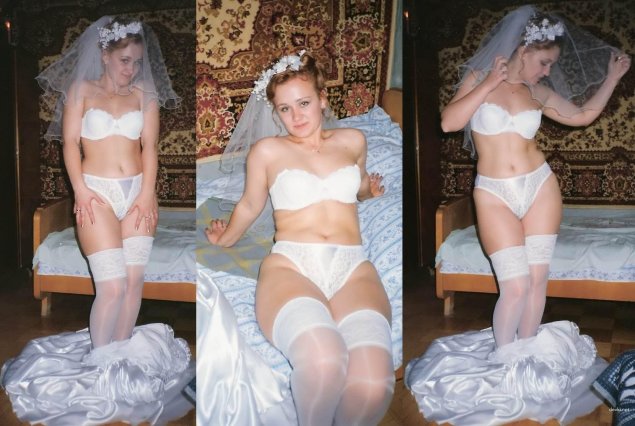 Невесты после свадьбы ню