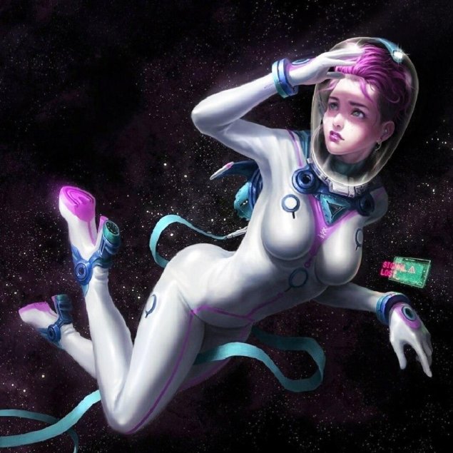 Девушка космос