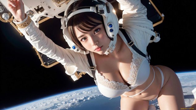 Голые девушки в космосе