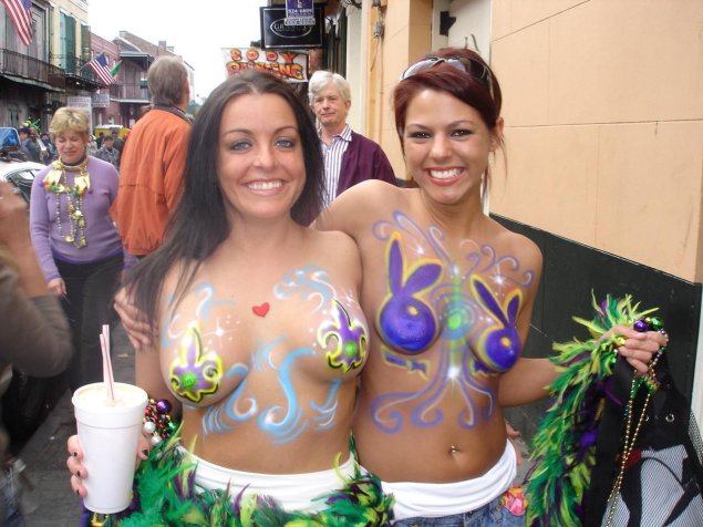 Бодиарт девушки