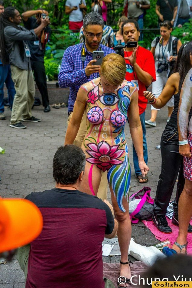 Бодиарт фестиваль в нью-йорке