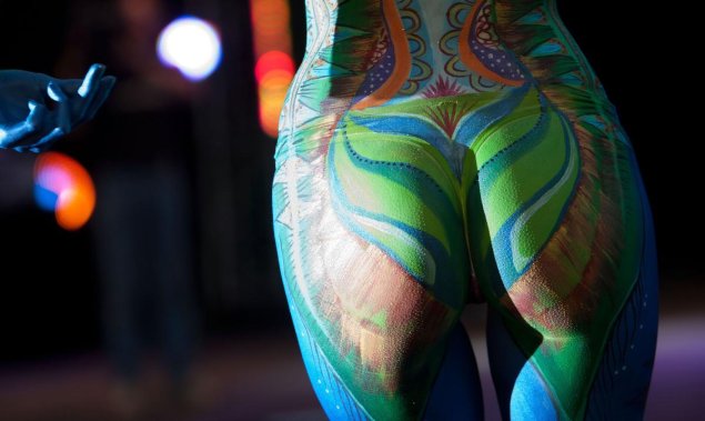 Картинки бодиарт девушки