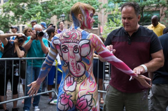 Нью-йорк фестиваль боди арт