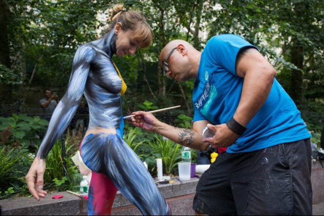 Нью йорк body paint