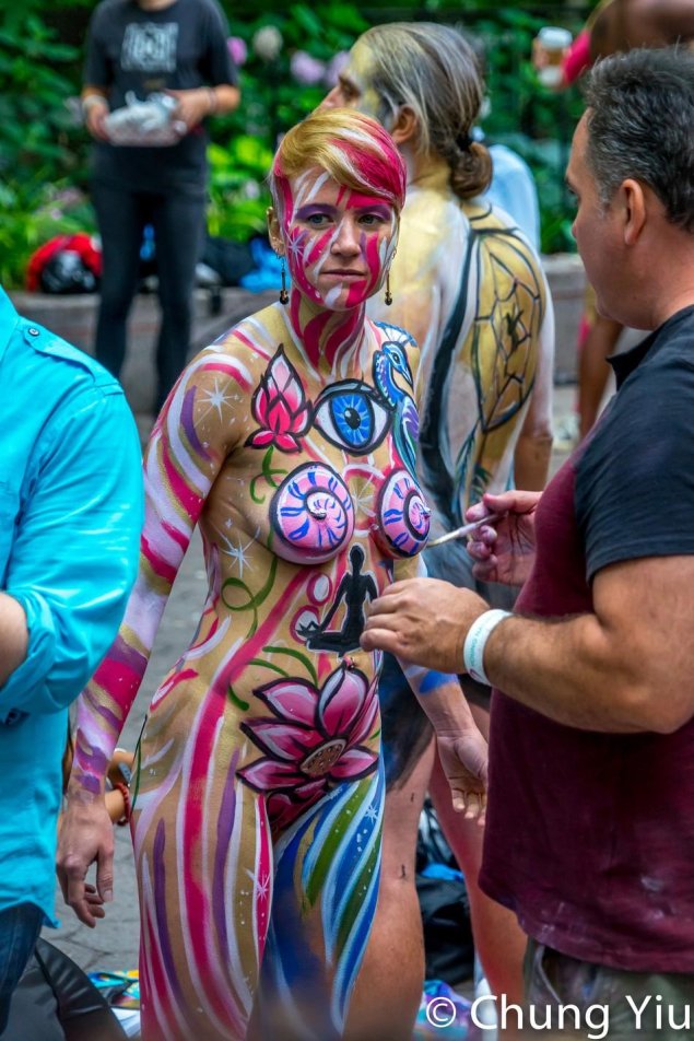 Фестиваль бодиарта в нью-йорке