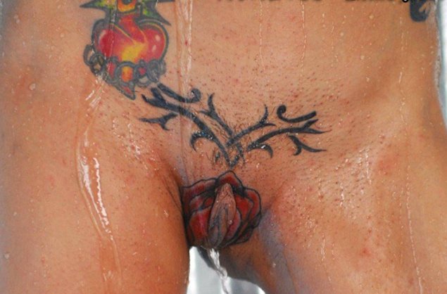 Красивые татуировки на лобке