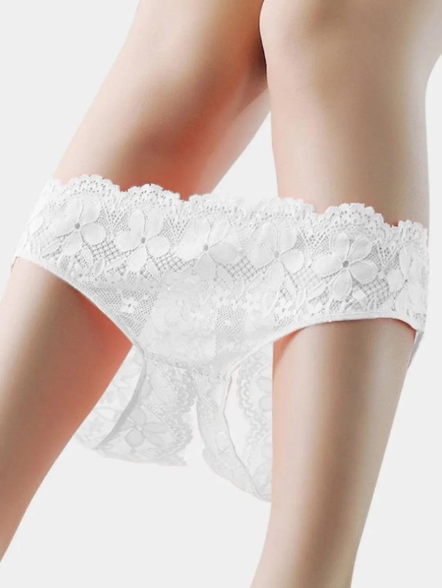 Трусики с доступом эротические кружевные