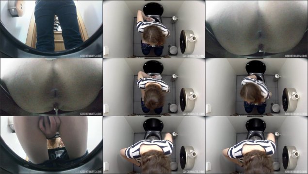 Скрытая камера в чешском туалете