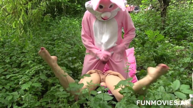 Костюм зайчика порно