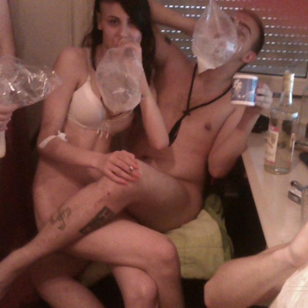 Бутылка с водкой