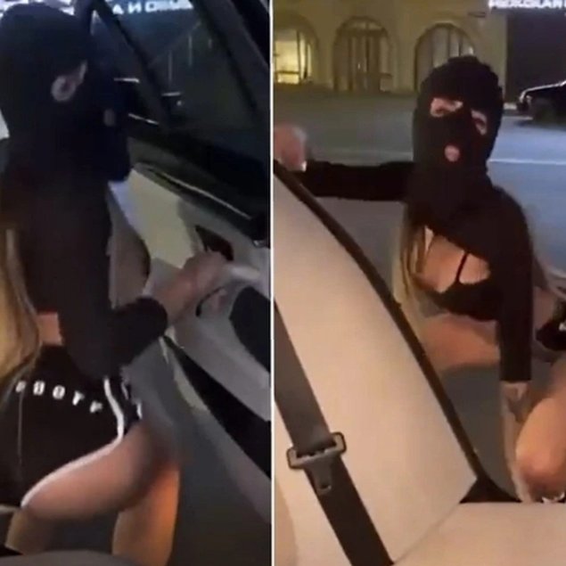 Девушка в балаклаве