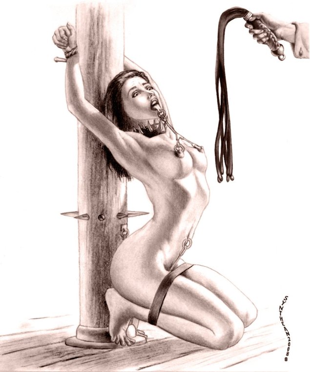 Рисунки голых женщин бдсм