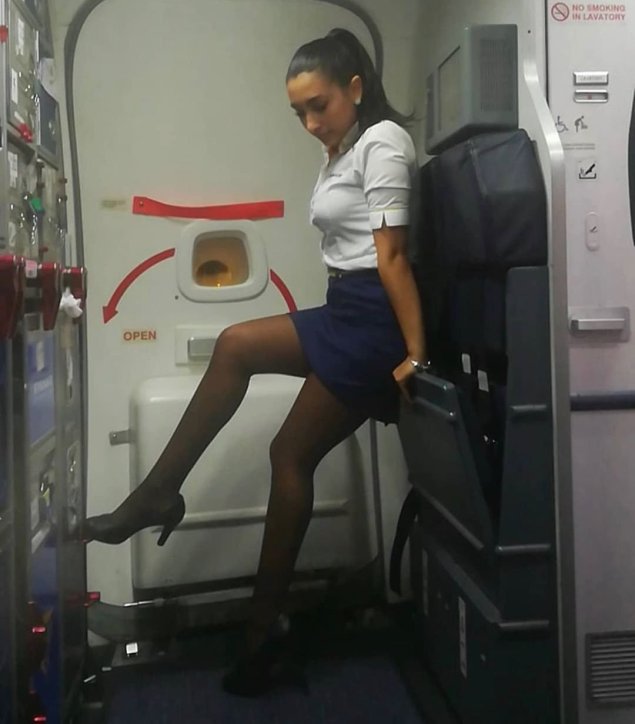 Airline stewardess