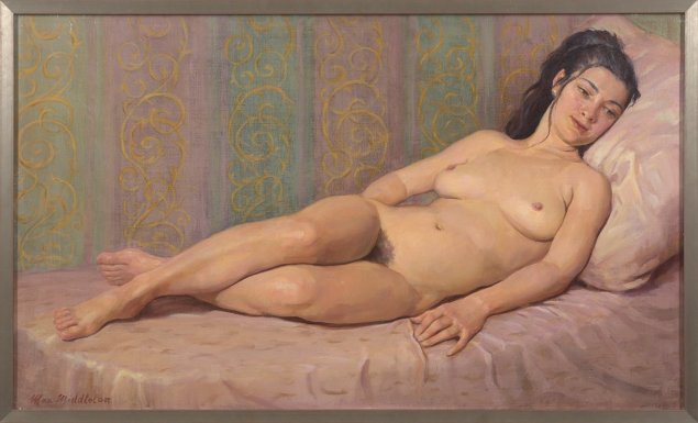 Фредерик базиль reclining nude